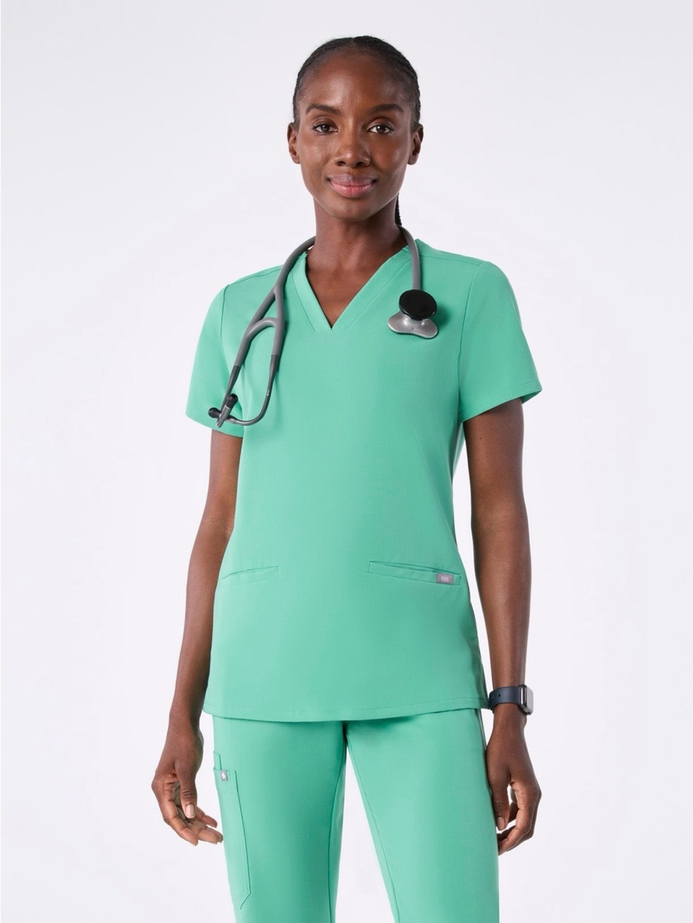 FIGS Casma S and Uman XS in Surgical green
